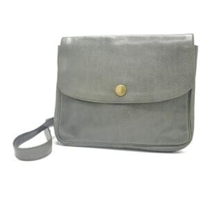SONIA RYKIEL Vintage Gray Crossbody Bag | Minimalist French Luxury, Lambskin EUC